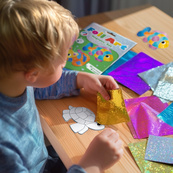 Магнитный набор для творчества с фольгой "Домашние любимцы" 200298, 4 магнита. Изображение №7