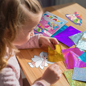 Магнитный набор для творчества с фольгой "Лесные феи" 200299, 4 магнита. Изображение №7