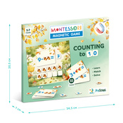 Развивающая магнитная игра "Счет в пределах 10" 200317, 16 двусторонних карт. Изображение №2