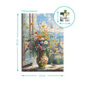 Пазл классический Easy-S "Ботаника. Цветы в вазе" 300624, 150 элементов. Изображение №2