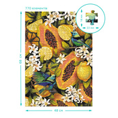 Пазл классический Easy-XL "Ботаника. Тропические фрукты" 300616, 770 элементов. Изображение №2