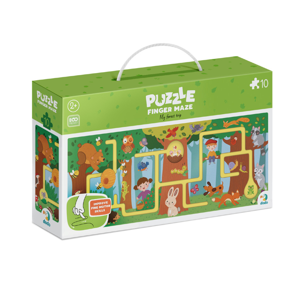 Детский пазл-лабиринт "Мое путешествие по лесу" 300585, 10 крупных элементов Детский пазл-лабиринт "Мое путешествие по лесу" 300585, 10 крупных элементов