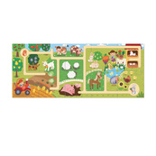 Детский пазл-лабиринт "Мое путешествие по ферме" 300586, 10 крупных элементов. Изображение №5