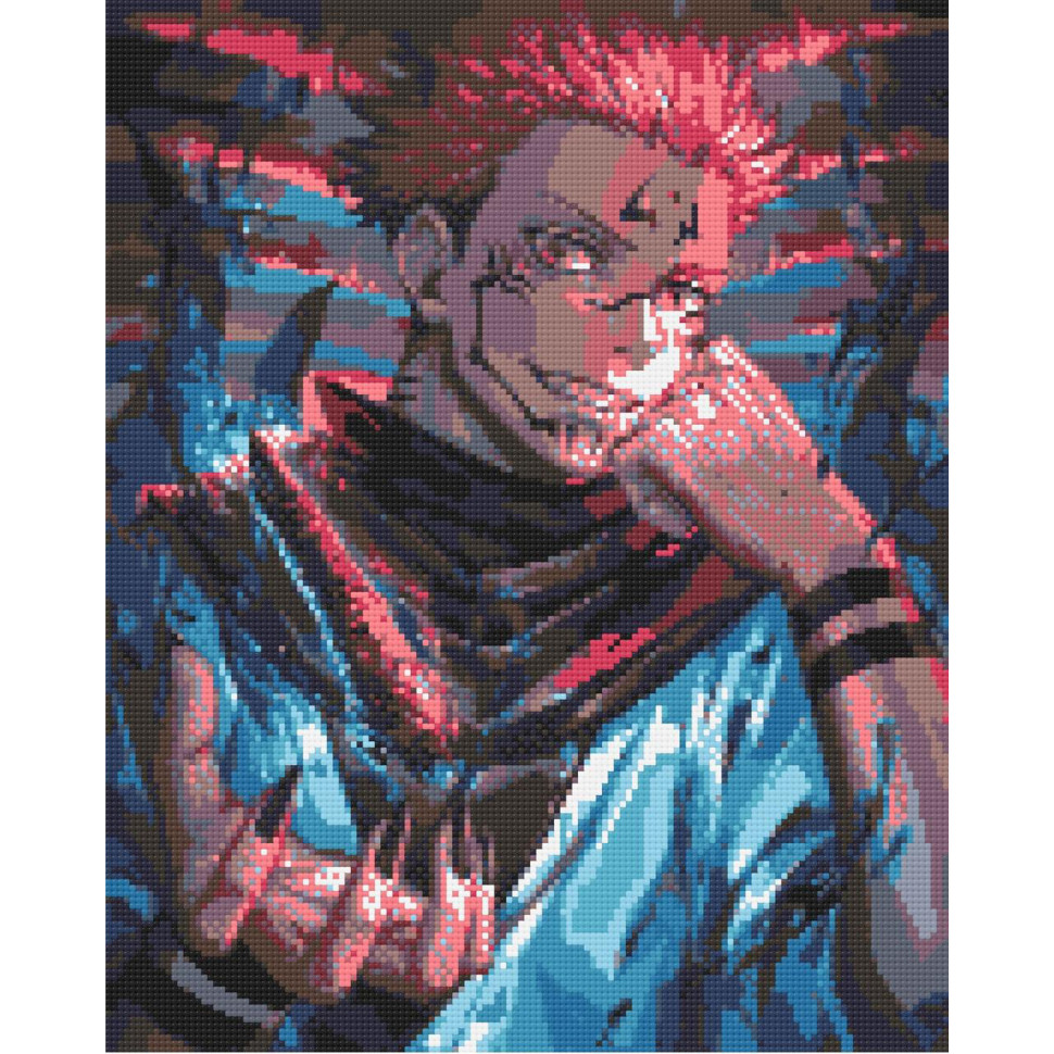 Алмазная мозаика "Магическое сражение. Сукуна" OD2005, 40х50 см Алмазная мозаика "Магическое сражение. Сукуна" OD2005, 40х50 см