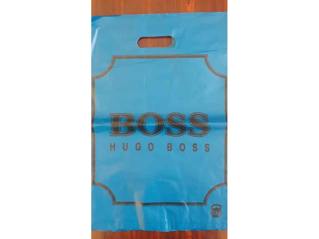 Пакет з прорізною ручкою 42мкрн Boss великий 40*50см 50шт/уп ТМ ПОЛІ-ПАК Пакет з прорізною ручкою 42мкрн Boss великий 40*50см 50шт/уп ТМ ПОЛІ-ПАК