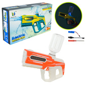 Електричний водний бластер 1002(Orange) 200 мл, зі світлом та звуком. Зображення №3 Електричний водний бластер 1002(Orange) 200 мл, зі світлом та звуком. Зображення №3