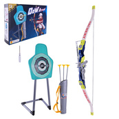 Игровой набор Лук с мишенью 800D колчан, 3 стрелы на присосках. Изображение №2