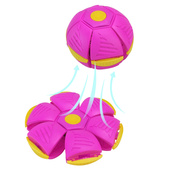 Дитяча іграшка М'яч-трансформер 87008H-3(Pink) 16 см зі світлом. Зображення №2