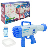 Генератор мильних бульбашок Бластер 009(Blue) 1 ємність з мильною рідиною та тарілочка. Зображення №2