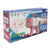 Генератор мильних бульбашок Бластер 009(Pink) 1 ємність з мильною рідиною та тарілочка. Зображення №3