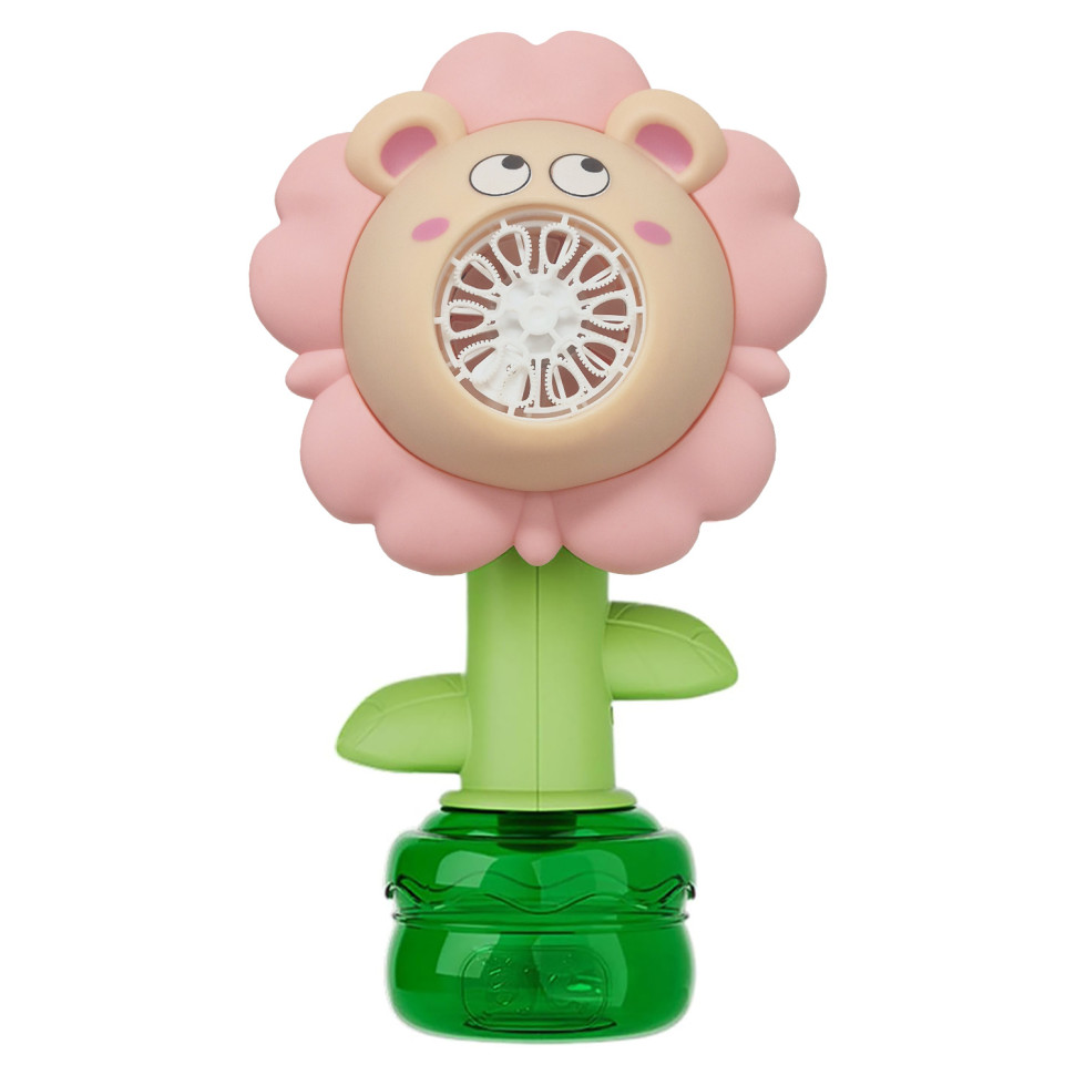 Мильні бульбашки Flower Bubble Machine BJC-5A(Bear-Pink) зі світлом Мильні бульбашки Flower Bubble Machine BJC-5A(Bear-Pink) зі світлом