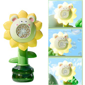 Мильні бульбашки Flower Bubble Machine BJC-5A(Bear-Yellow) зі світлом. Зображення №3