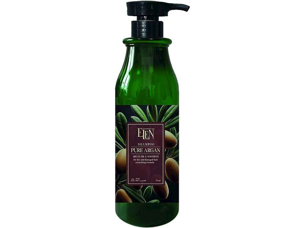 Шампунь 750мл для Сухого та пошкодженого волосся Pure Argan ТМ ELEN СOSMETICS Шампунь 750мл для Сухого та пошкодженого волосся Pure Argan ТМ ELEN СOSMETICS
