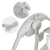 Убаюкивающий центр-шезлонг  6511, 5-ти точечные ремни безопасности. Изображение №4