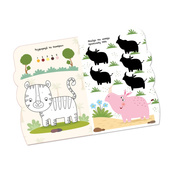 Детская развивающая раскраска "Животные" РМ-74-02, 50 стикеров. Изображение №2