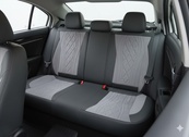 Чохли - Накидки сидіння Алькантара + Шкір. зам 5D "KIWI" (спинка закрита) Сірі. Зображення №2
