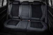 Чохли - Накидки сидіння Алькантара + Шкір. зам 5D "HANA" (спинка закрита) Чорні. Зображення №2