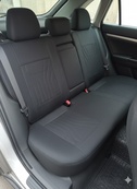 Чохли - Накидки сидіння Тканина 5D "KODO" (спинка закрита) Чорні. Изображение №2