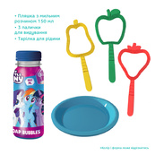 Ароматические мыльные пузыри "My Little Pony" 200735 объем 150 мл, 3 палочки. Изображение №3