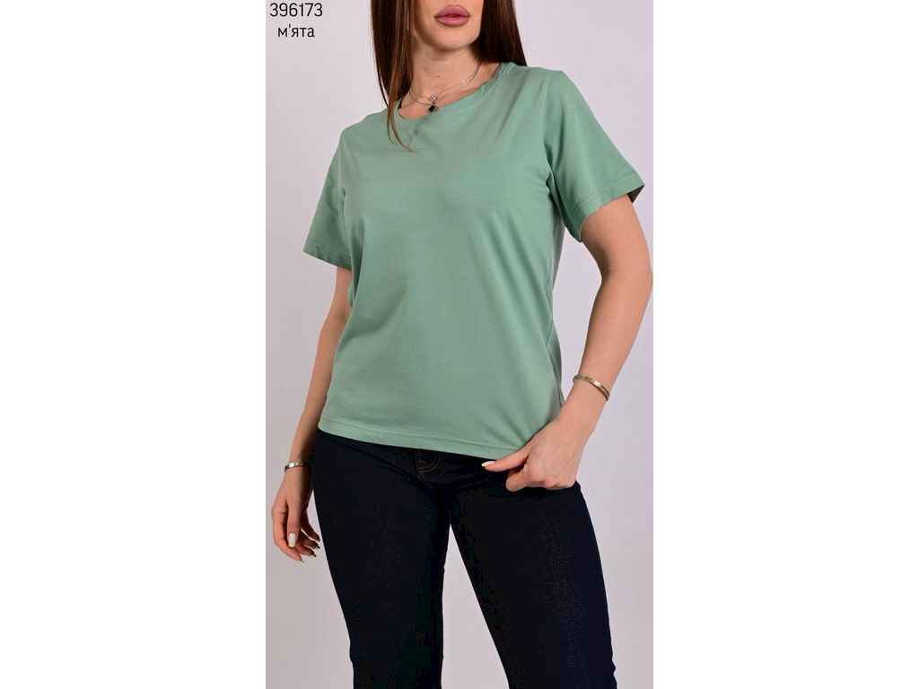 Футболка жін. 0002 арт.00-00396173 р.XS мятний ТМ FAMILY Футболка жін. 0002 арт.00-00396173 р.XS мятний ТМ FAMILY