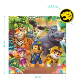 Детский магнитный пазл "Джунгли" 200649 на 40 элементов. Изображение №3