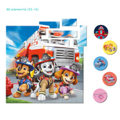 Детский магнитный пазл "Пожарные" 200648 на 40 элементов. Изображение №4