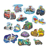 Детский набор магнитов "Дорожные приключения" 200667, 20 больших магнитов. Изображение №4