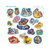 Детский набор магнитов "Игровая площадка" 200668, 20 больших магнитов. Изображение №2