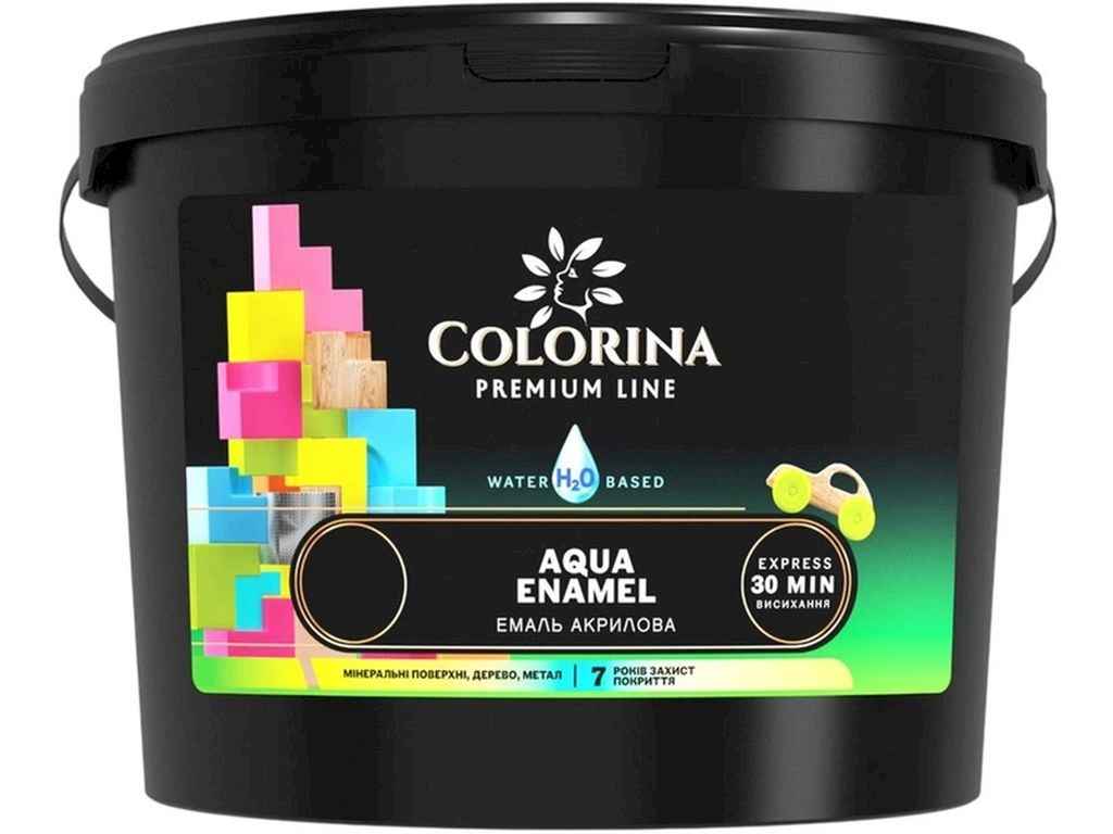 Емаль акрилова 0,9 графіт AQUA ENAMEL шовковисто-матовий ТМCOLORINA Емаль акрилова 0,9 графіт AQUA ENAMEL шовковисто-матовий ТМCOLORINA