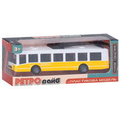 Игрушечный инерционный троллейбус 6336(Yellow) резиновые колеса, 17 см. Изображение №2