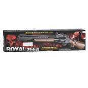 Дитяча іграшкова Рушниця 255A 66 см, пластикові кульки, лазер. Зображення №2