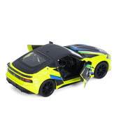Машинка инерционная 2023 Nissan Fairlady Z KT5443WF(Yellow) 1:36, 12 см, открываются двери. Изображение №2