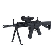 Детский игровой Автомат P3066C 61 см, пластиковые пульки, лазер. Изображение №2