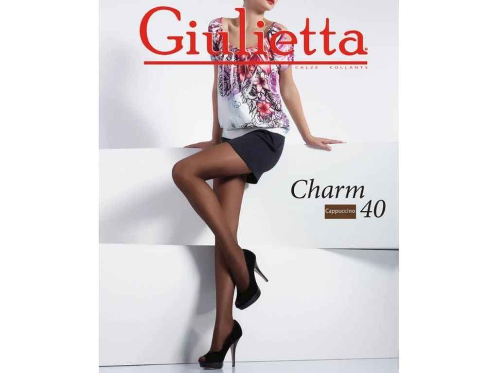 Колготки капучіно жіночі поліамідні класичні CHARM cappuchino 40 DEN р.3 ТМ GIULIETTA Колготки капучіно жіночі поліамідні класичні CHARM cappuchino 40 DEN р.3 ТМ GIULIETTA