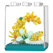 Дитячий Конструктор Flower Language 7345 у колбі, 327 деталей. Зображення №2