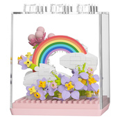 Детский Конструктор Flower Language 7346 в колбе, 340 деталей. Изображение №2