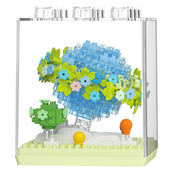 Дитячий Конструктор Flower Language 7347 у колбі, 395 деталей. Зображення №2