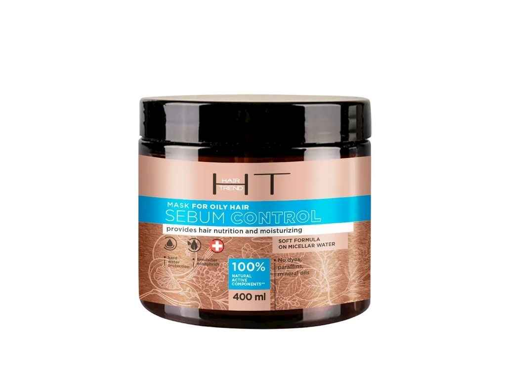 Маска для волосся 400мл Жирного Sebum Control ТМ HAIR TREND Маска для волосся 400мл Жирного Sebum Control ТМ HAIR TREND