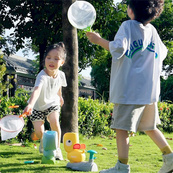 Розважальна гра-фризбі для дітей Catching Games Little Bessn 201Y 2 сачка, 8 дисків. Зображення №5