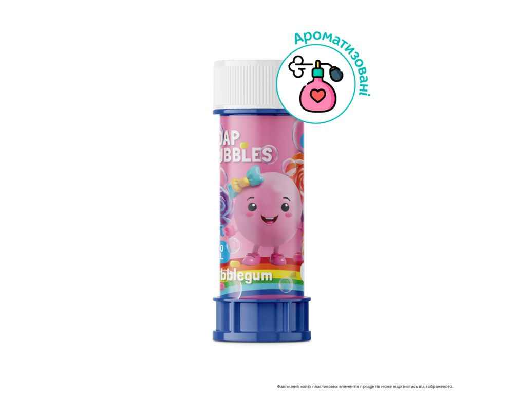 Мильні бульбашки 60мл Bubblegum 500128 ТМ DODO Мильні бульбашки 60мл Bubblegum 500128 ТМ DODO
