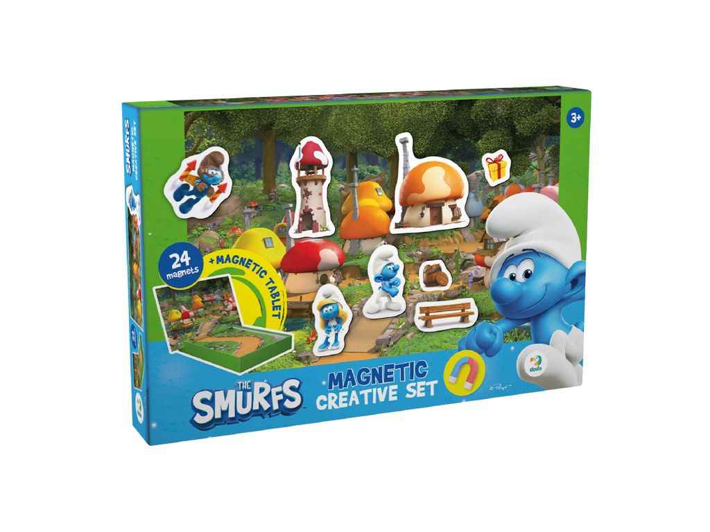 Гра магнітна The Smurfs з планшеткою 24ел. 200627 ТМDODO Гра магнітна The Smurfs з планшеткою 24ел. 200627 ТМDODO