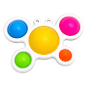 Детский антистресс Симпл-Димпл Бабочка большая AA3644, 17х12 см, с карабином. Изображение №2