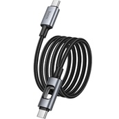 Кабель Type-C для Type-C "HOCO U144" 60W (1.2М) (черный). Изображение №2