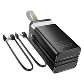 Портативний акумулятор POWER BANK 50000 mAh HOCO DB58B 22.5W+PD20W Black (Сонячна панель). Зображення №4