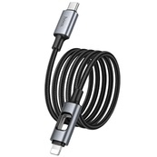 Кабель USB для Iphone HOCO U144 1.2m Чорний. Изображение №2