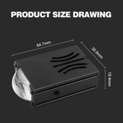 Фара-LED Прямокутник 35W 40*22*55mm 12-80V External SportLight A1 на одну лінзу W/Y. Зображення №4