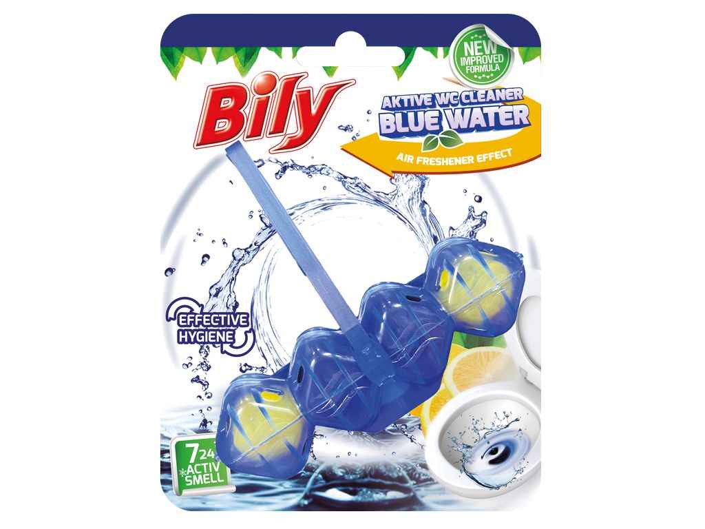 Блок для туалетів DIAMOND 1х50г Лимон Blue Water ТМ BILY Блок для туалетів DIAMOND 1х50г Лимон Blue Water ТМ BILY