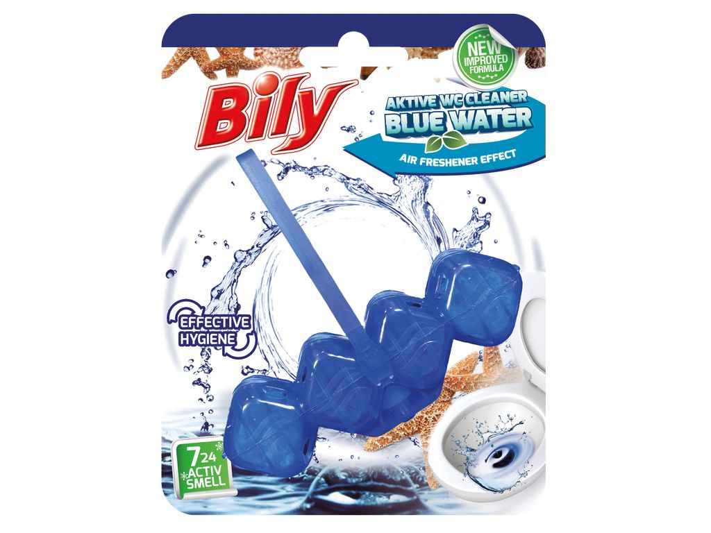 Блок для туалетів DIAMOND 1х50г 1х50г Океан Blue Water ТМ BILY Блок для туалетів DIAMOND 1х50г 1х50г Океан Blue Water ТМ BILY