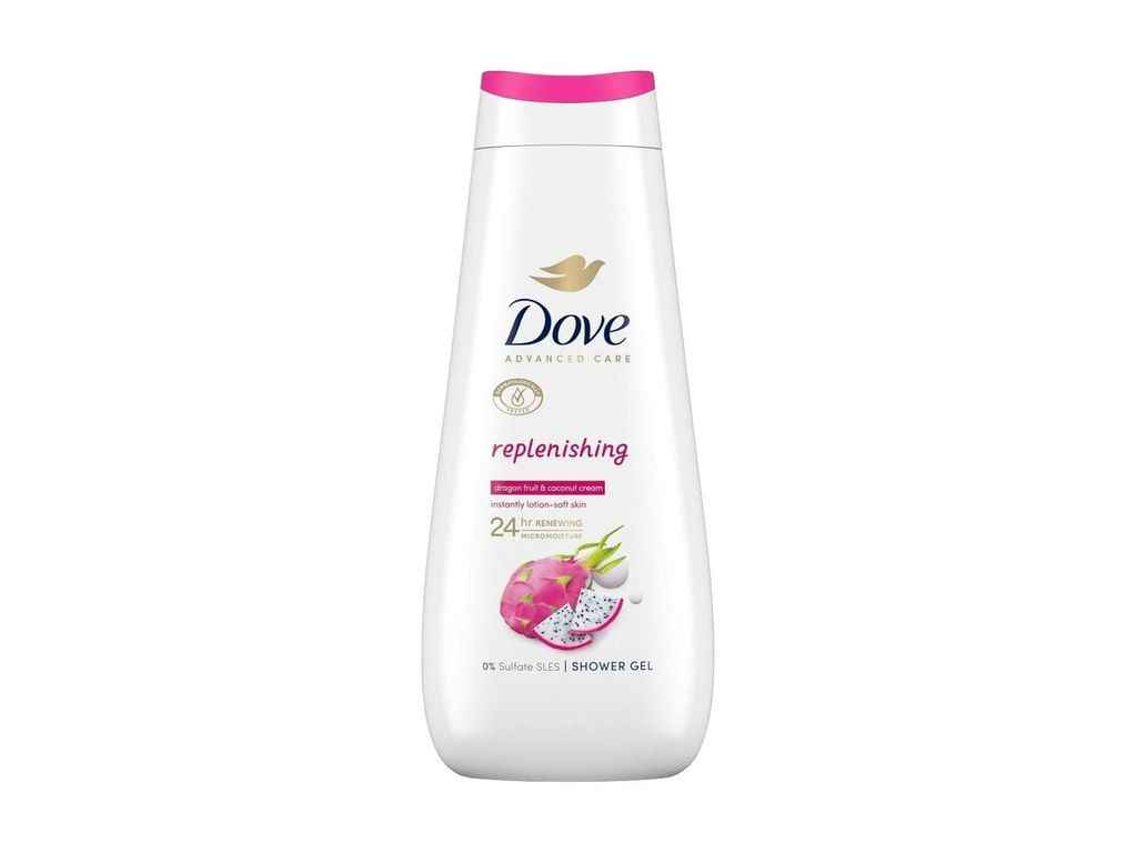 Гель для душу 400мл Пітая та кокосові вершки ТМ DOVE Гель для душу 400мл Пітая та кокосові вершки ТМ DOVE