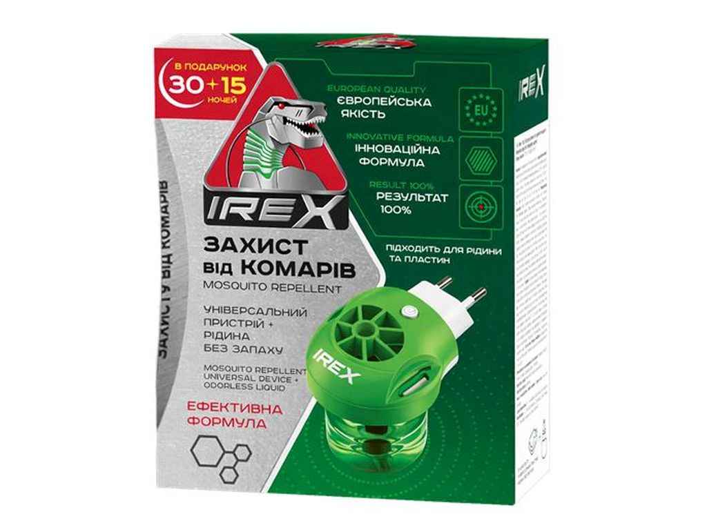 Електрофумiгатор Рідинний Light та рідина 3015 ночей у подарунок ТМ IREX Електрофумiгатор Рідинний Light та рідина 3015 ночей у подарунок ТМ IREX